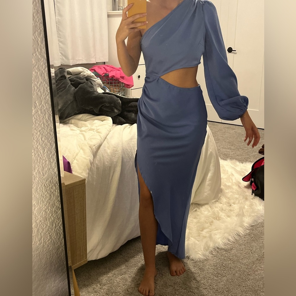 Hello Molly One Shoulder Cut Out Dress